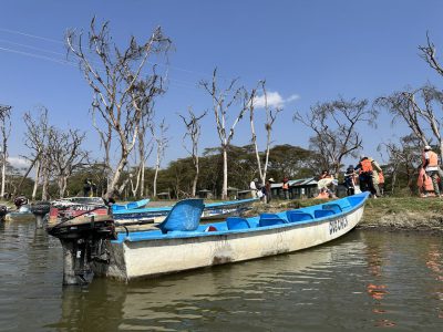 Boottocht op het Naivasha meer