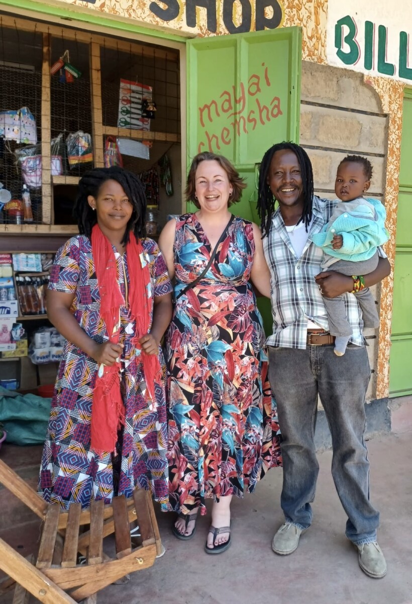 Saskia in Kenia