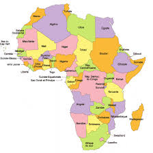 Kaart van Afrika