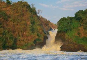 Top off the Falls in Oeganda