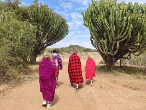 Op bezoek bij de Maasai